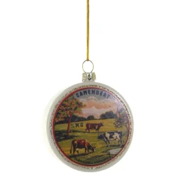 Vintage Camembert Cheese Ornament<Cody Foster & Co. New