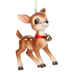 Vintage Deer Ornament - Head Straight< Best