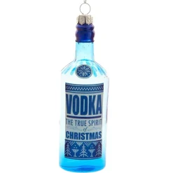 Vodka Bottle Glass Ornament<Kurt Adler Best