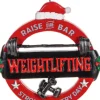 Weightlifting Ornament< New