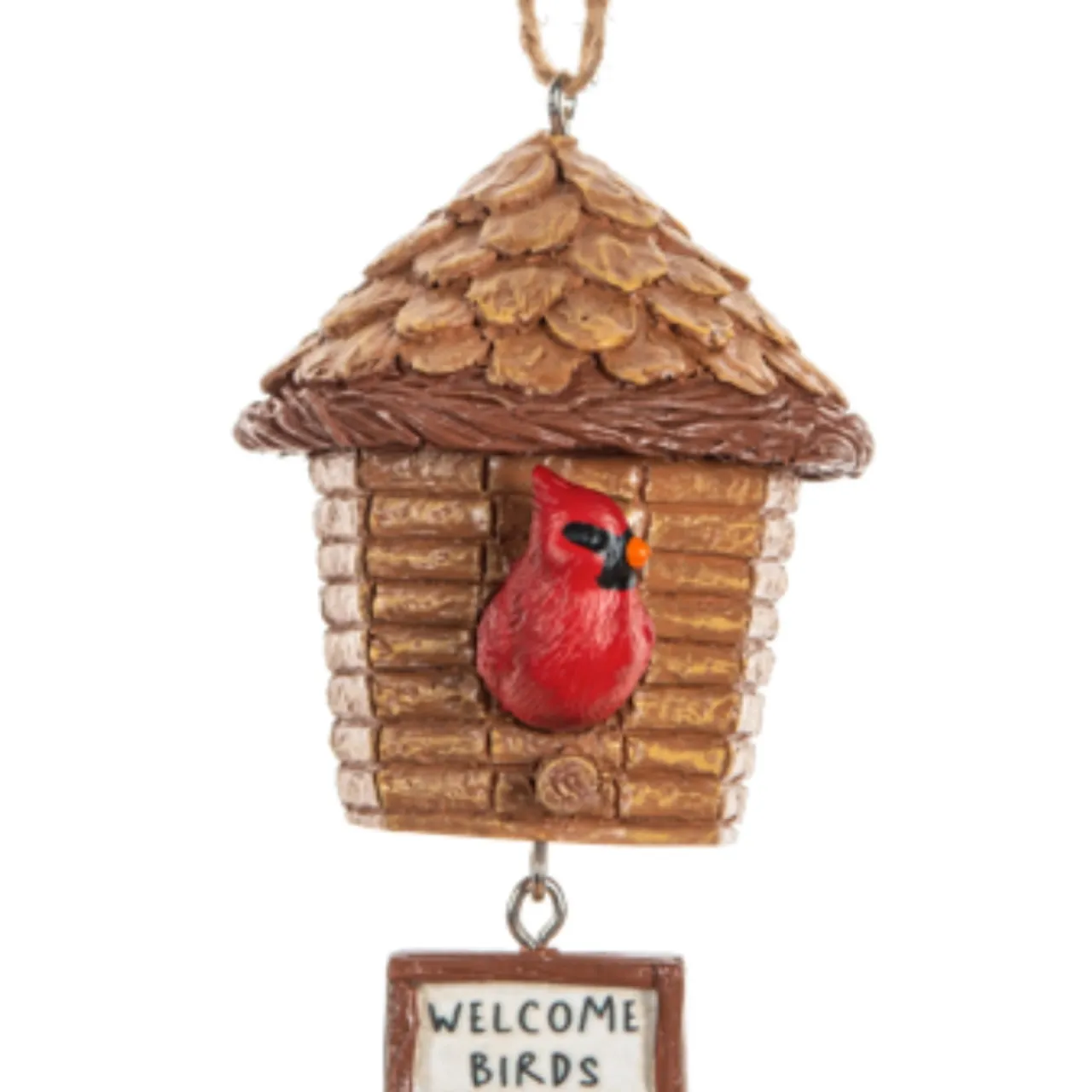 Welcome Birds Birdhouse Ornament< Best