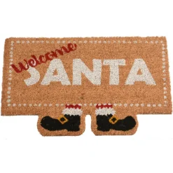 Welcome Santa Doormat< Hot