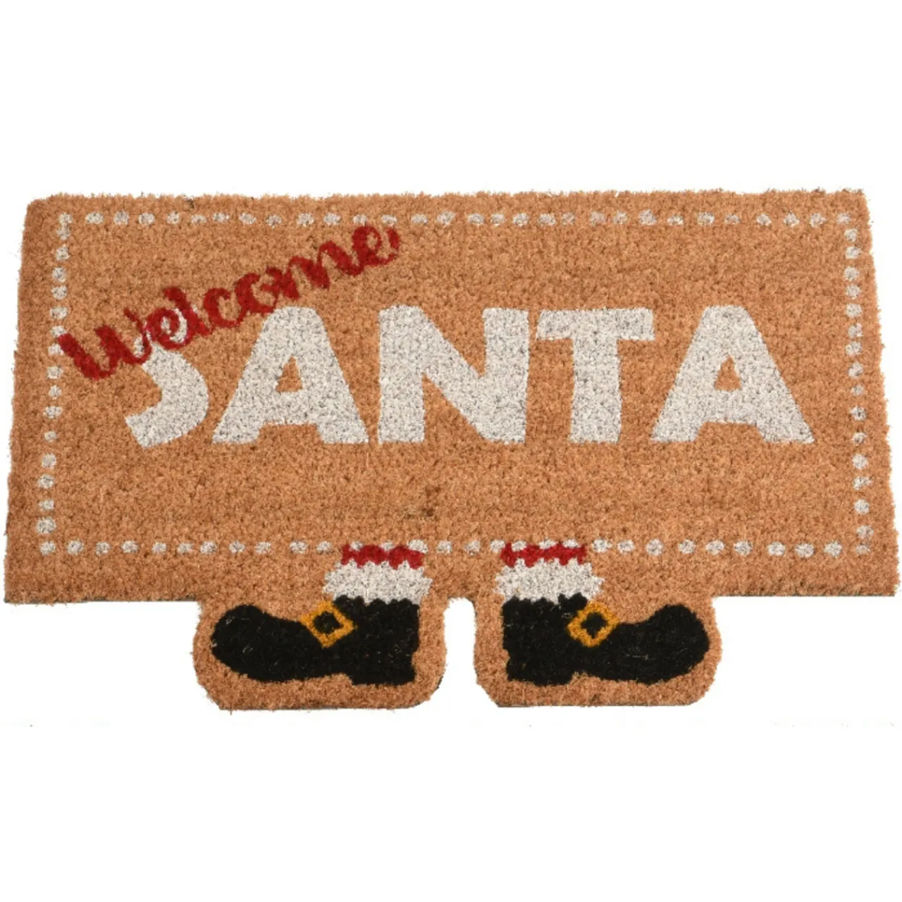 Welcome Santa Doormat< Hot