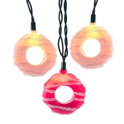 White and Pink Donut String Party Light Set<Kurt Adler Sale