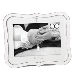 White Baptism Picture Frame< Best