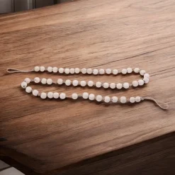White Bead Garland< Clearance