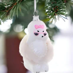 White Glam Poodle Christmas Ornament<Cody Foster & Co. Discount