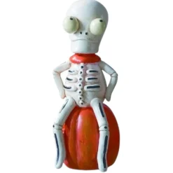 White Skeleton with Light Up Eyes< Sale