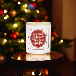 Who Needs Santa Candle with Christmas Cookie Scent< Online