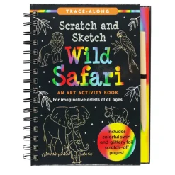 Wild Safari Scratch & Sketch Art Activity Book< Discount