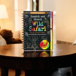 Wild Safari Scratch & Sketch Art Activity Book< Discount