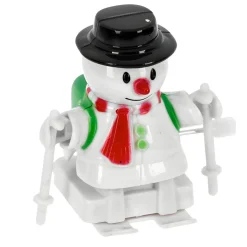 Wind-Up Skiing Snowman Toy< Discount