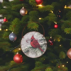 Winter Cardinal Ornament< Fashion