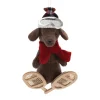 Winter Sport Dog On Snow Shoes Ornament< Best