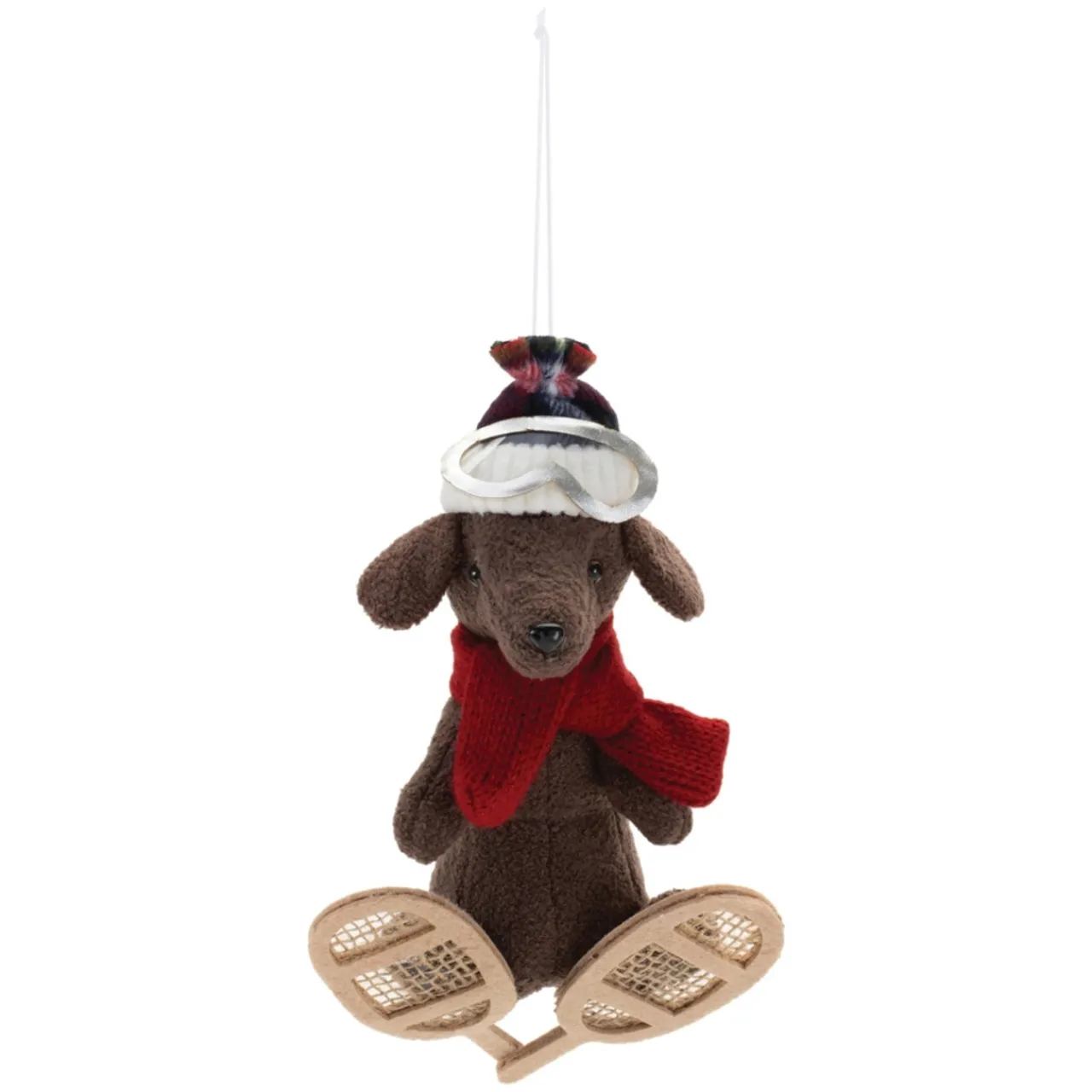 Winter Sport Dog On Snow Shoes Ornament< Best