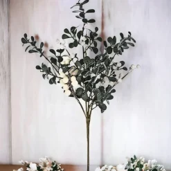 Winterberry Spray with White Berries< Fashion