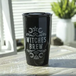 Witches Brew Ceramic Travel Mug< New
