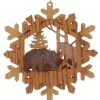Wooden Bear Ornament<Kurt Adler Sale
