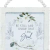 Wooden Decor "Be Still and Know That I am God"< Discount