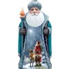 Wooden Starry Night Santa | The Christmas Loft< Sale