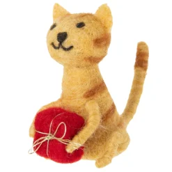 Yellow Cat Ornament< Sale