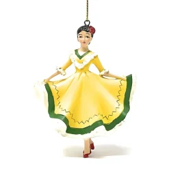 Yellow Dress Dance Senorita Ornament< New