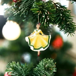 Yellow Dress Dance Senorita Ornament< New