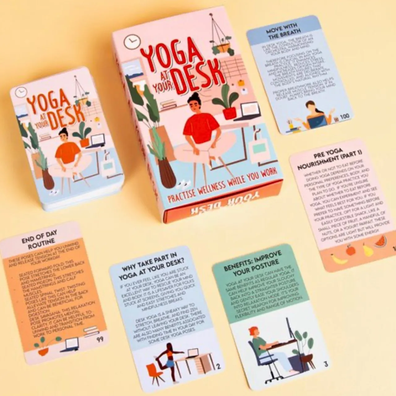 Yoga at Your Desk Cards< New